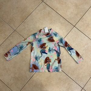 Little Mermaid Swim Shirt - Multicolor